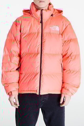 Doudoune à capuche Retro Nuptse - Corail