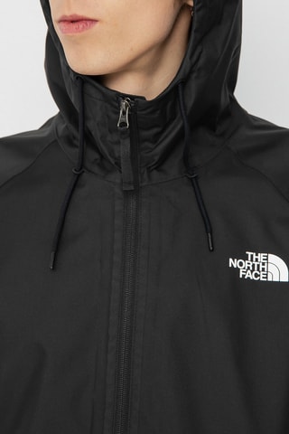 Coupe-vent à capuche TNF - Noir