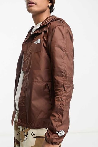 Imperméable à capuche Seasonal Mountain - Marron
