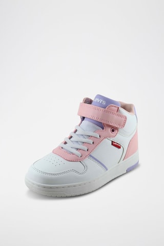 Hoge Sneakers Kid - Wit en Paars