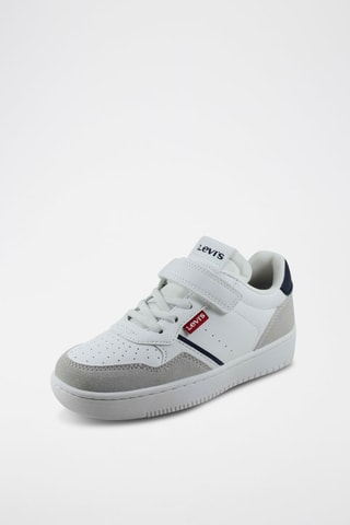 Sneakers Aiden - Wit en Marineblauw