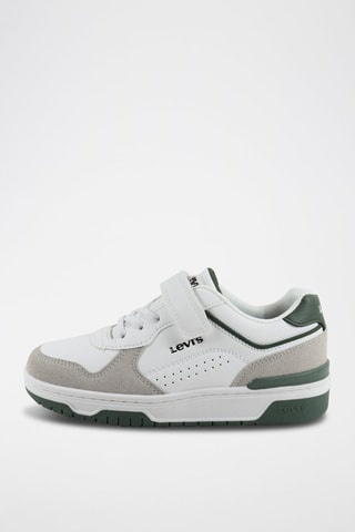 Sneakers Dereck Wit en Donkergroen