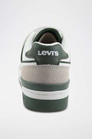 Sneakers Dereck Wit en Donkergroen