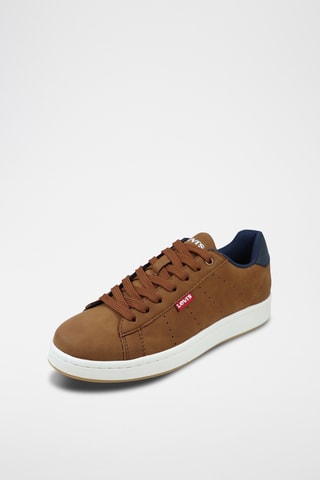 Sneakers Avenue - Cognacbruin en Marineblauw