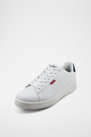 Sneakers Bell Jr - Wit en Marineblauw