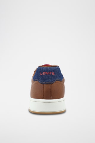 Sneakers Kingdom - Cognacbruin en Marineblauw