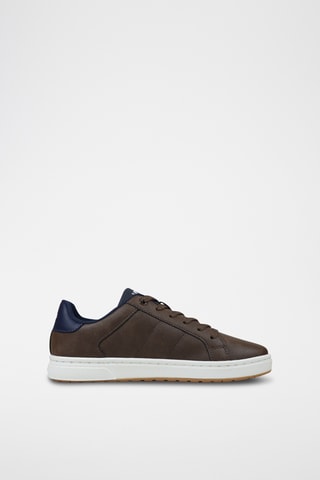 Sneakers Piper Jr - Donkerbruin en Marineblauw