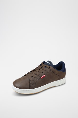 Sneakers Piper Jr - Donkerbruin en Marineblauw