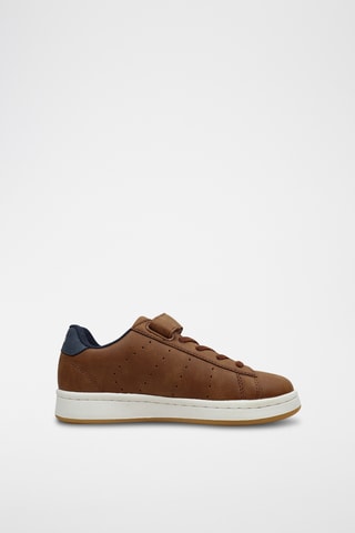 Sneakers Avenue - Cognacbruin en Marineblauw