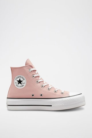 Sneakers montantes plateformes HI All Star Lift - Rose pastel