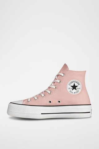 Sneakers montantes plateformes HI All Star Lift - Rose pastel