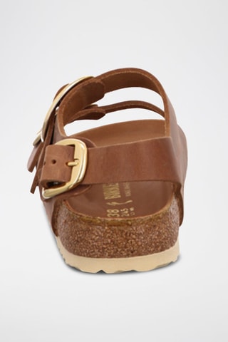 Sandales en cuir Milano - Cognac