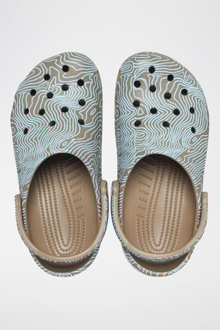 Sabots Classic - Bleu et marron