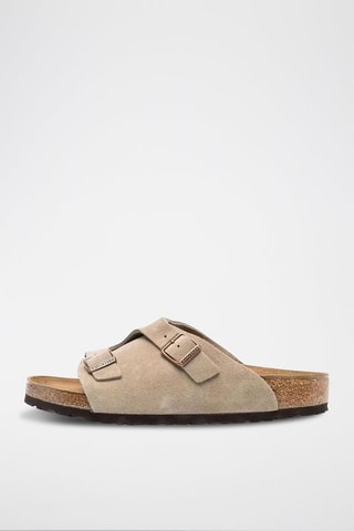 Mules en cuir Zurich - Beige