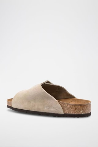 Mules en cuir Zurich - Beige