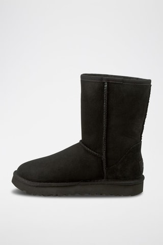 Bottines en cuir d'agneau Classic Short II - Noir