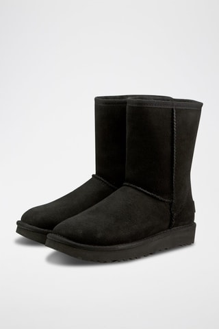 Bottines en cuir d'agneau Classic Short II - Noir
