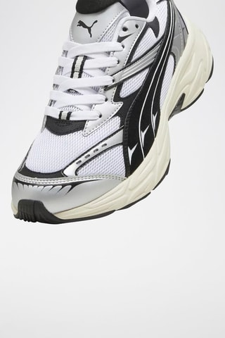 Sneakers Morphic Retro - Blanc et noir