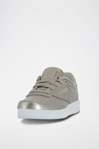 Sneakers en cuir Club C - Argenté