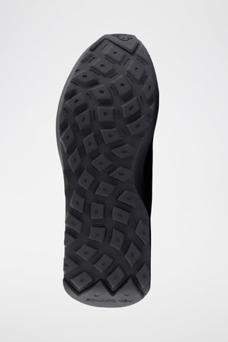 Sapatilhas com plataforma em couro 370 - Preto