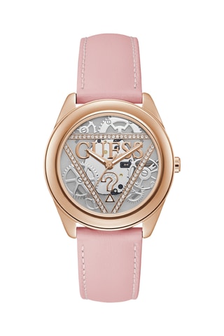 Montre à quartz en cuir