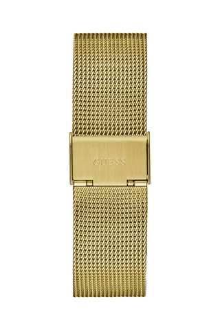 Montre à quartz en acier - Doré et vert
