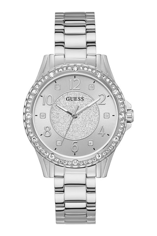 Montre à quartz en acier Argenté