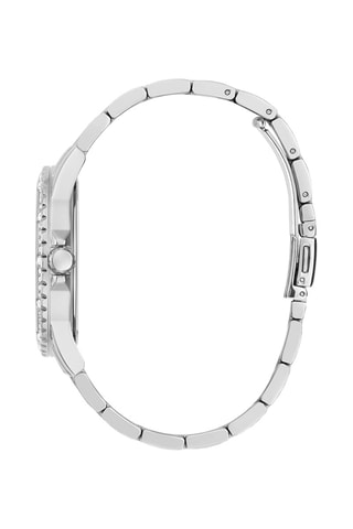Montre à quartz en acier Argenté