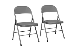 2 chaises pliantes Lucy - 45 x 78 x 43 cm