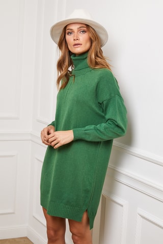 Trui-jurk Abufera - Gemêleerd Groen