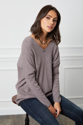 Kasjmier Tuniek Beder - Taupe