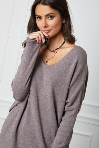 Kasjmier Tuniek Beder - Taupe