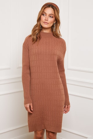 Trui-jurk Doumbia - Camel