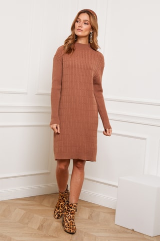 Trui-jurk Doumbia - Camel