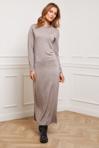 Trui-jurk Analog - Gemêleerd Taupe