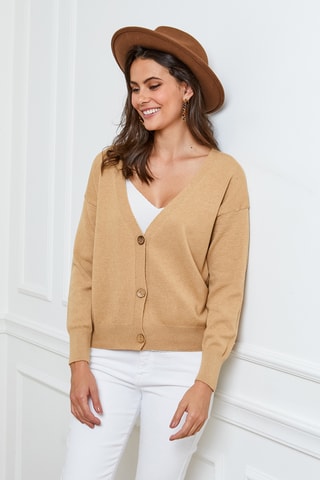 Kasjmier Vest Gino - Beige