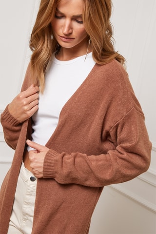 Kasjmier Lang Vest Irissa - Camel