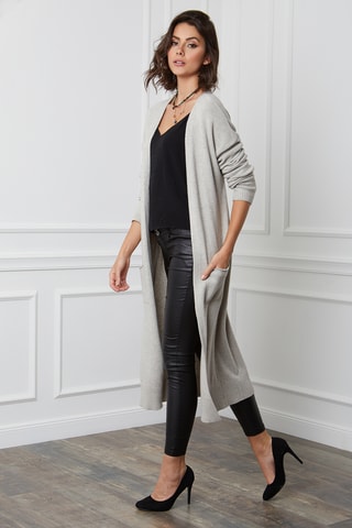 Kasjmier Lang Vest Balle - Beige