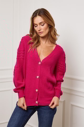 Kasjmier Vest Cuvillier - Fuchsia