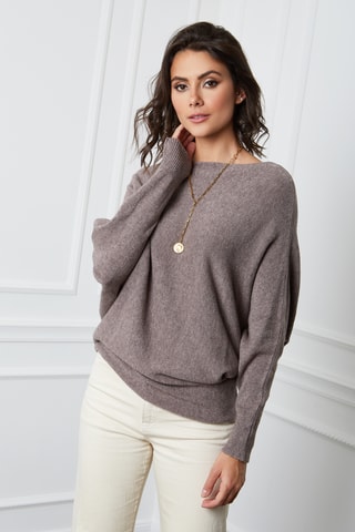 Kasjmier Trui Dragor - Taupe