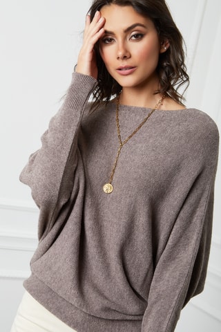 Kasjmier Trui Dragor - Taupe