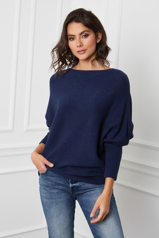 Kasjmier Trui Dragor - Marineblauw
