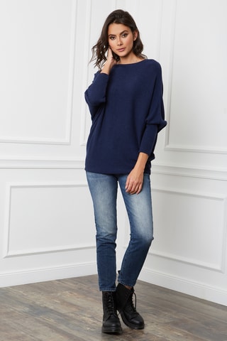 Kasjmier Trui Dragor - Marineblauw