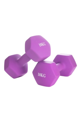 2 haltères Néo - 2 x 10 kg