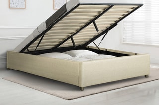 Lit-coffre avec sommier Otto - Couchage 140 x 190 cm