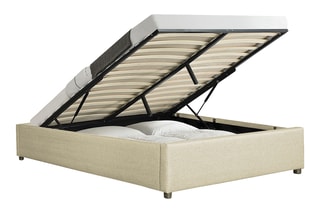 Lit-coffre avec sommier Otto - Couchage 140 x 190 cm
