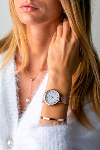 Pulseira Dourado rosa