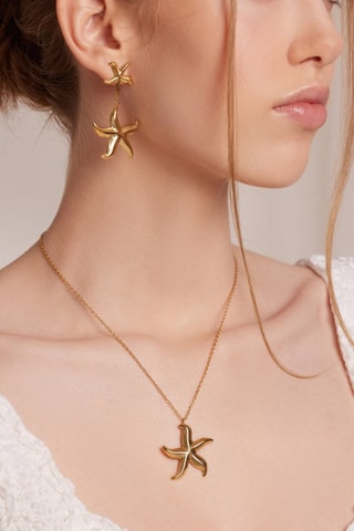 2 pares de brincos Lirien - Dourado
