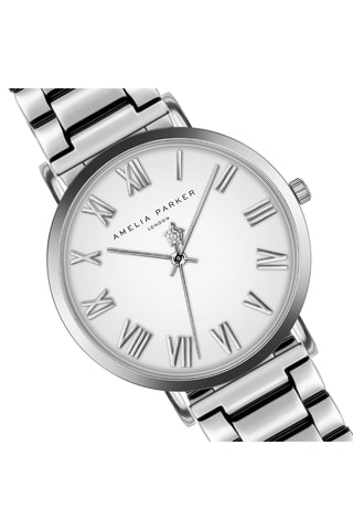 Coffret relógio de quartzo e pulseira rígida Grand Blanc