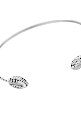 Coffret relógio de quartzo em aço e madrepérola e pulseira rígida Oyster